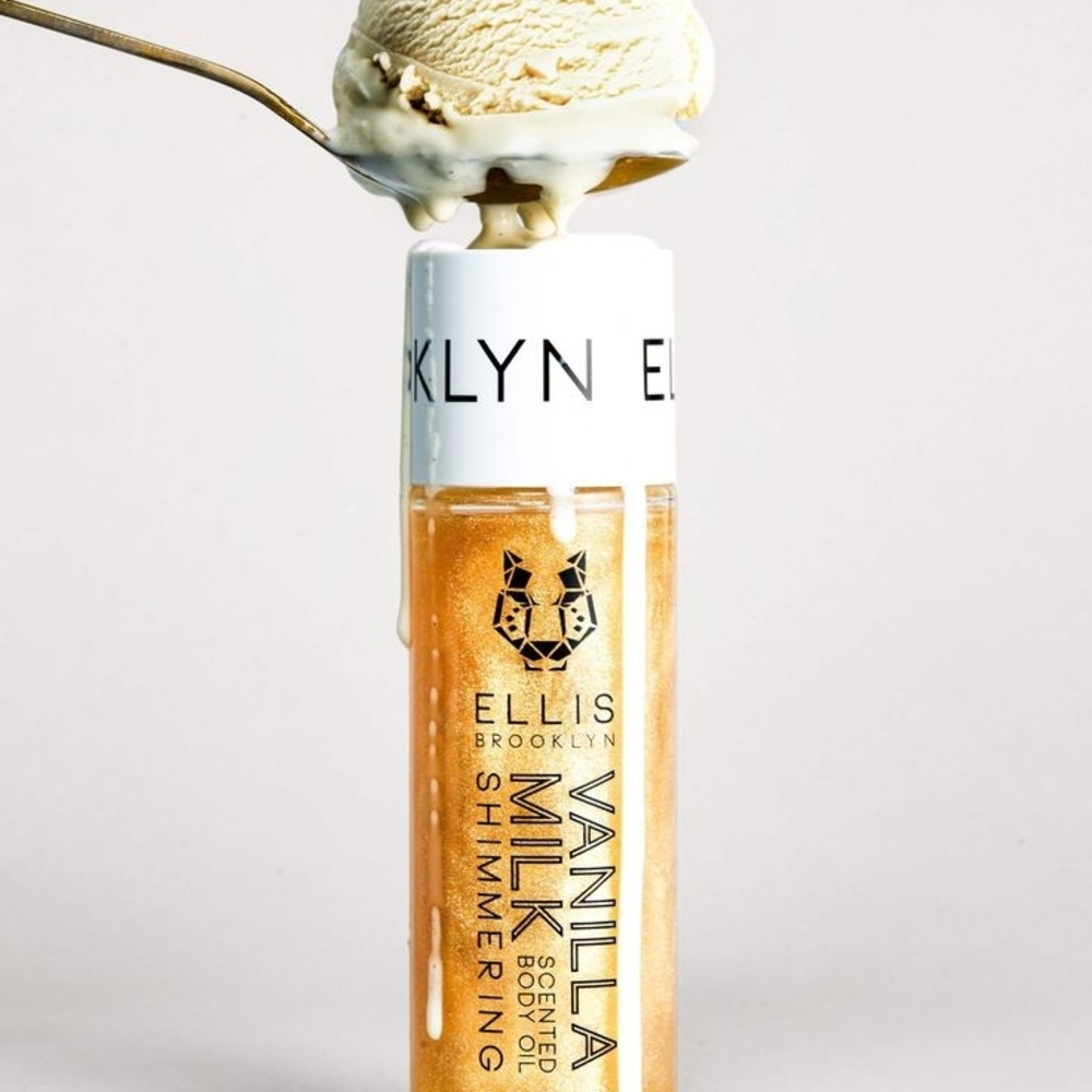 Ellis Brooklyn Vanilla Milk Shimmering Body Oil - Gold